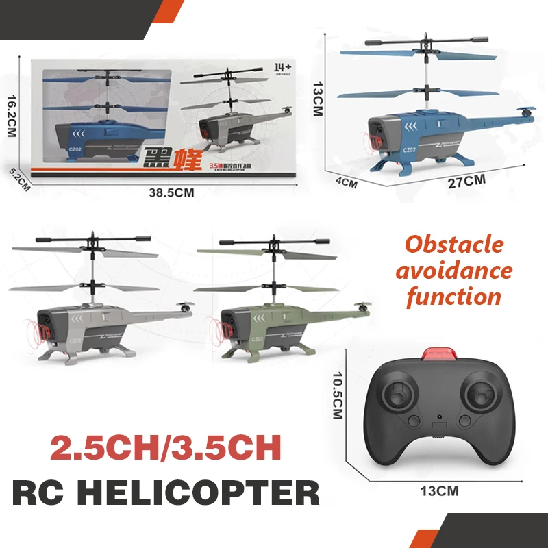 Helikopter Rc LED Light elektroniczny pilot samolot 3.5Ch 2.5Ch 2.4G Rc Drone unikanie przeszkód elektryczne RC samoloty zabawkowe