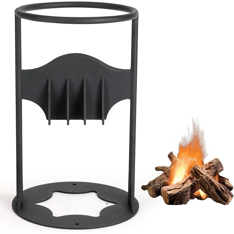 

Firewood splitting artifact Home outdoor manual steel frame firewood separator