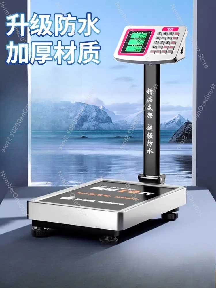 

Электронные весы 300 кг, коммерческие настольные весы, точные весы 100 кг, ценные высокоточные весы для бытовой еды