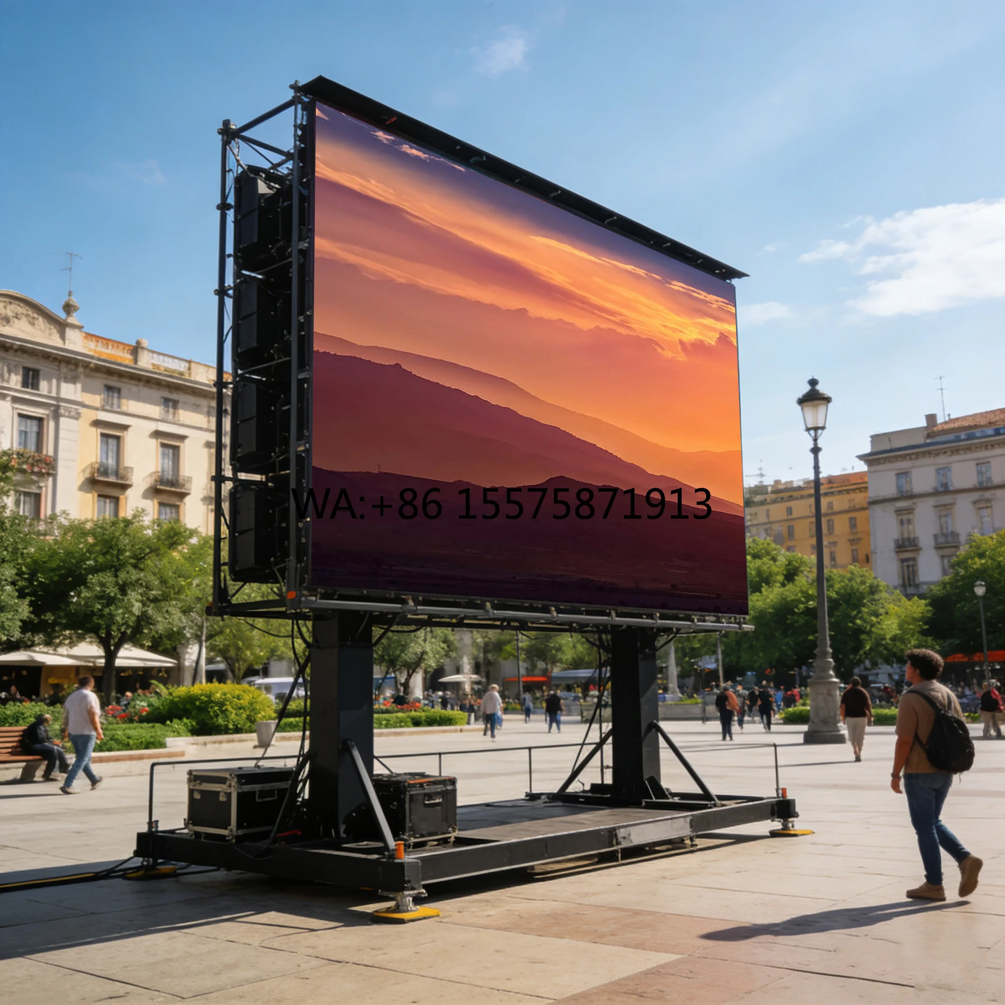 

Настраиваемый модуль светодиодного дисплея P3.91 для аренды на открытом воздухе, видеостеновая панель для легкого ремонта и аренды бизнеса