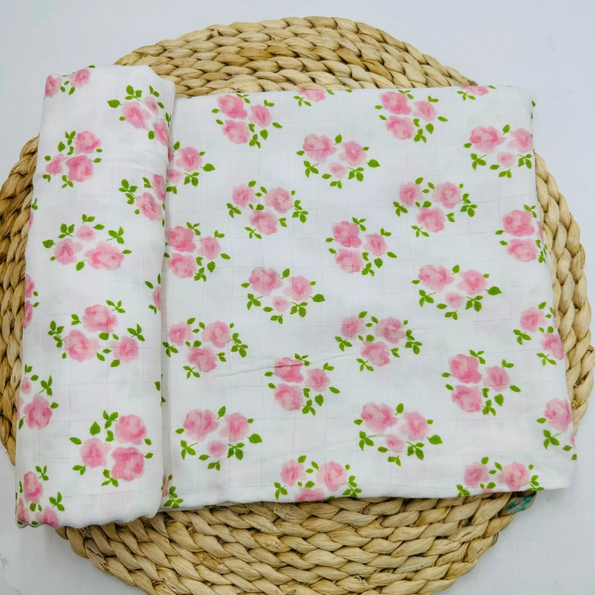 الطباعة الرقمية لينة الطفل بطانية من الموسلين خفيفة الوزن تنفس قماط تلقي بطانية لحديثي الولادة الرضع القطن يلتف #5