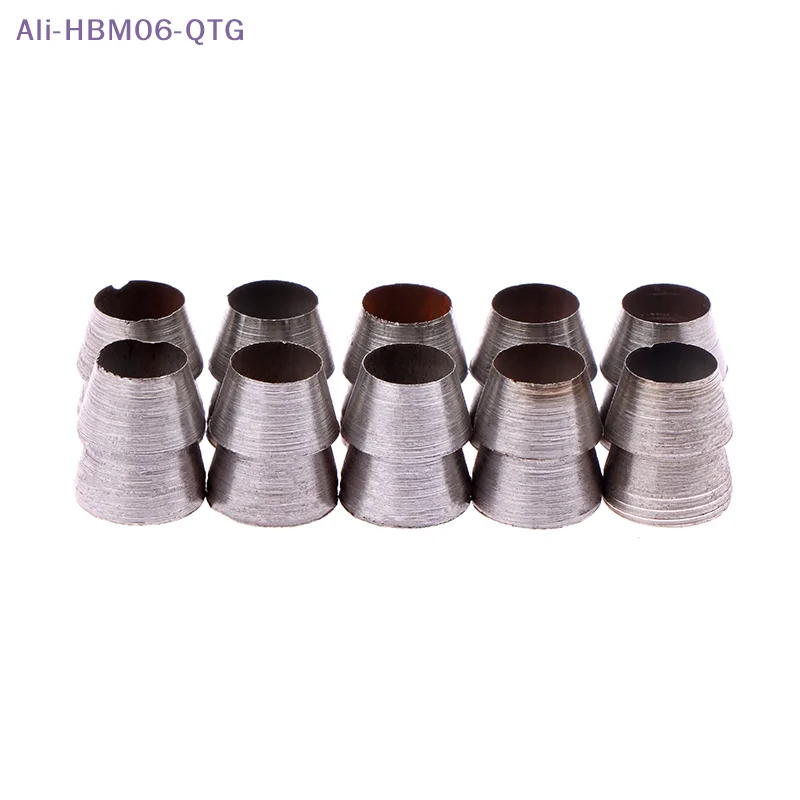 New 10pcs Safety Round Handle Wedges Steel Hammer Handle Splitting Wedge Set For Axe Claw Hammer Steel For Carpentry Maintenance