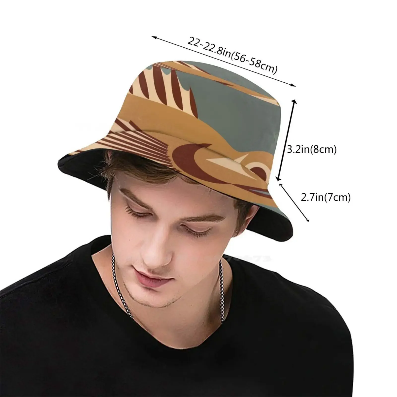 Tidepool Sculpin Causal Cap Buckets Hat Coast Salish Art Mark Gauti Indigenous First Nations Art T Sou Ke Sooke Pacific image 3