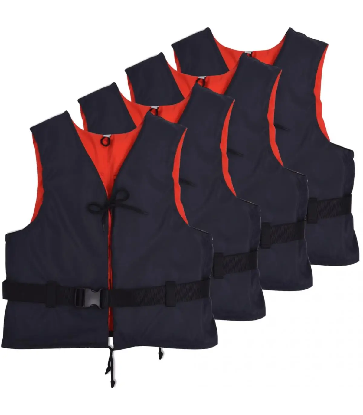 4 PCs 50N 90 + kg Navy Blue Flotation Aid Vests Life Vests