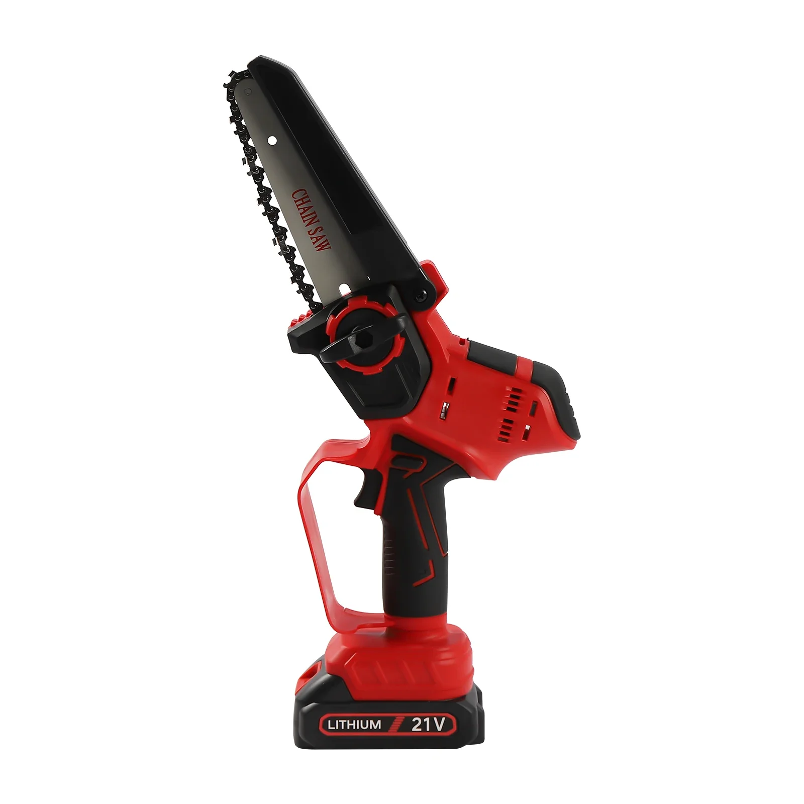 Handheld Mini Chainsaw Electric Compact Portable Chain Saw Power Tool for Tree Trimming and Branch Pruning Wood Cutting