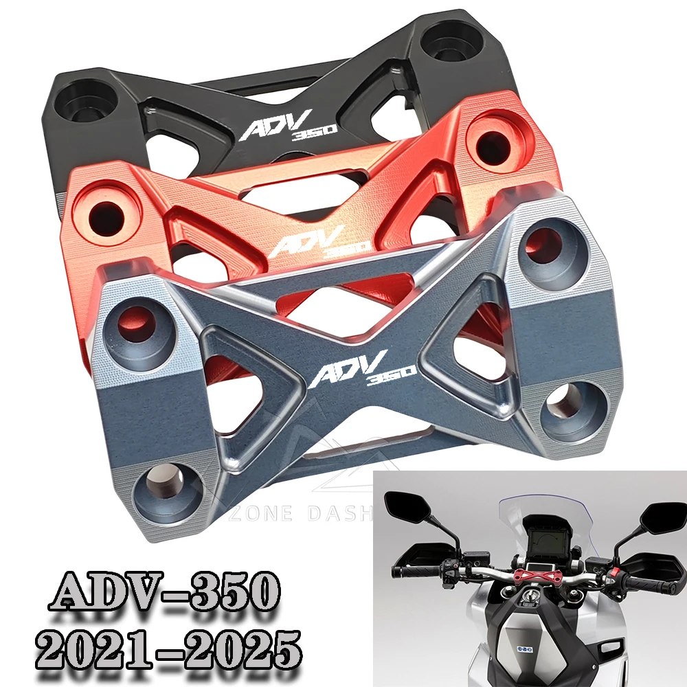 

Для Honda ADV350 ADV-350 2021-2025 мотоциклетный руль с подъемником назад, поддержка ручки, монтажный зажим