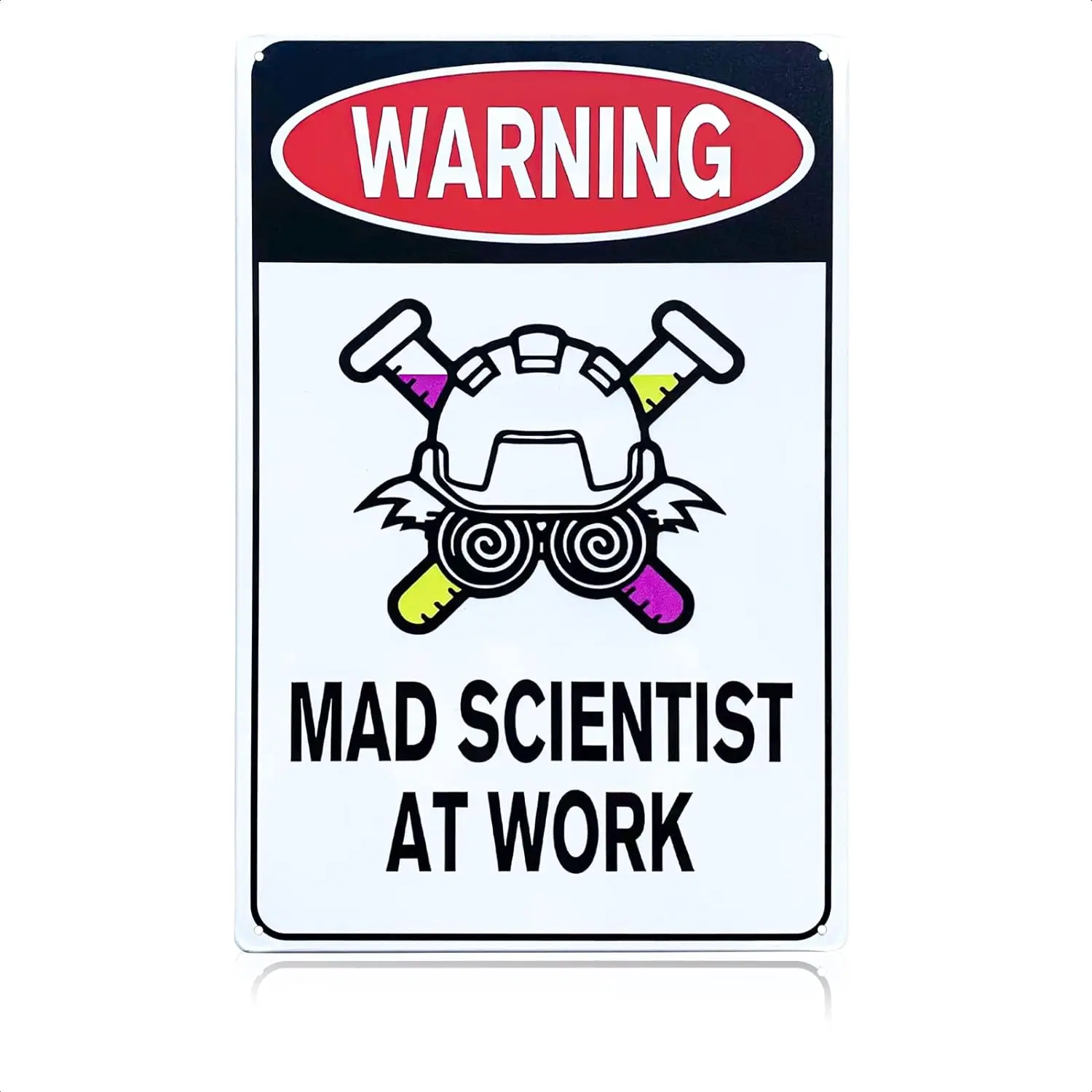 Mad Scientist Wall Decor Science Poster - 8x12