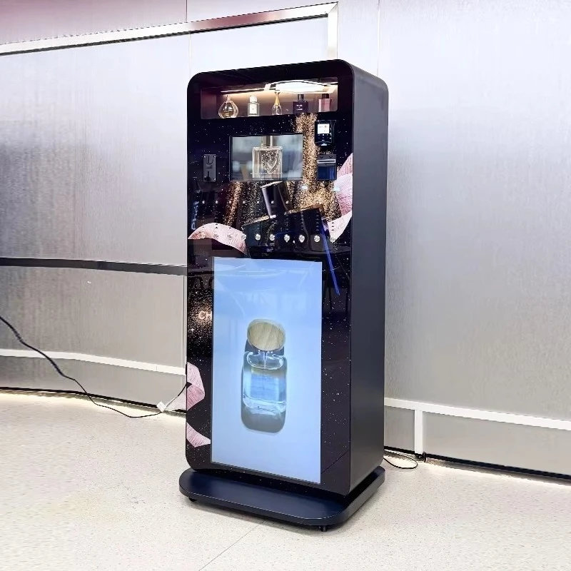 Customized 24 Hours Self-service 10 Bottles Perfume bar Dispenser Machine Vending Machine for Different Perfumes with Software