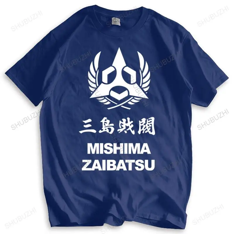 MISHIMA Zaibatsu Logo Tekken Summer top gift Male Short Sleeve T-SHIRT High Quality Fashion Unisex Teeshirt Euro Size