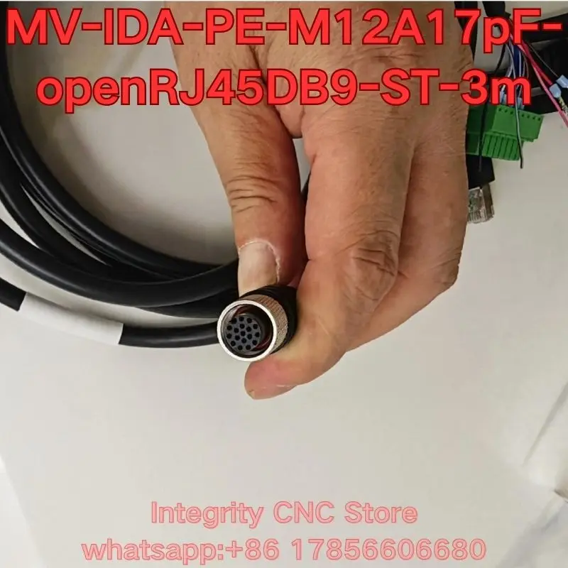 Haikang Industrial Code Reader ID2000 ID3000 original data cable power cable network cable MV-IDA-PE-M12A17pF-openRJ45DB9-ST-3m
