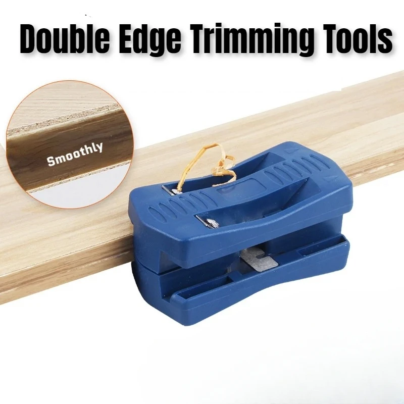 Double Edge Trimmer Side Banding Machine Ferramentas Manuais para Madeira Madeira Head Tail Trimming para Plástico Pvc Contraplacado