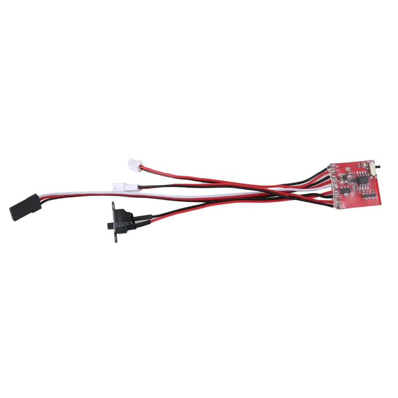 ABWE-RC ESC 20A Borstelmotor Snelheidsregelaar W/Rem Voor RC Auto Boot Tank 1/24 RC Crawler Axiale SCX24 AXI90081 AXI00001