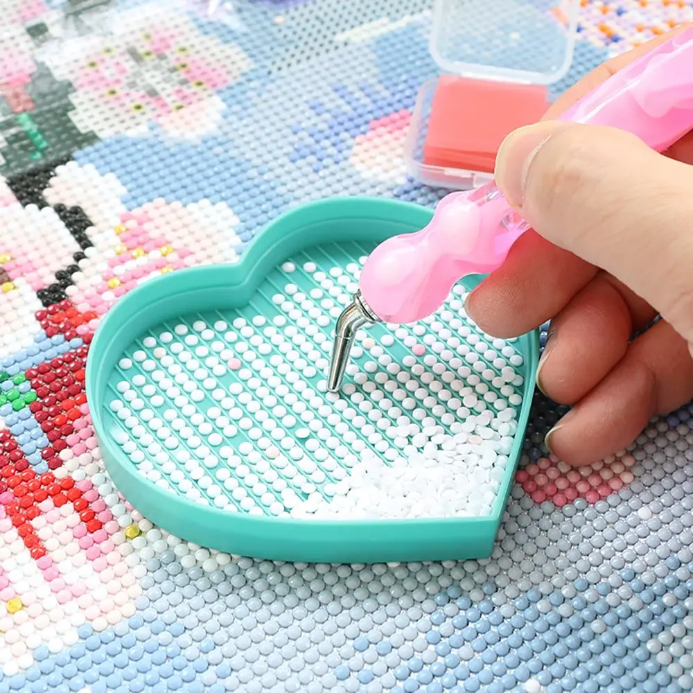 Lukisan berlian Resin pena Multi-placker ramah lingkungan Alloy pena pengganti kepala poin pena bor bordir DIY kerajinan seni kuku