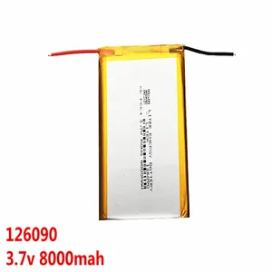3.7 V 8000mah 126090 Baterai lithium polimer Li Tablet navigasi harta karun seluler 10 baterai 126090 penjualan terbaik - №