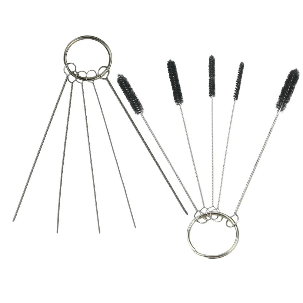 

Carburetor Carbon Dirt Jet Remover Cleaning Needles Brushes Wires Set For Auto Motorcycle ATV Chainsaw