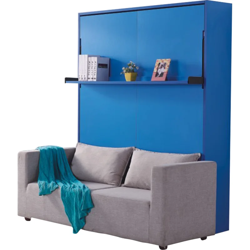 

Beds Factory Supply Murphy Wall Bed With Mobile Sofa Transformable Folding Sofa Wall Wood Bed
