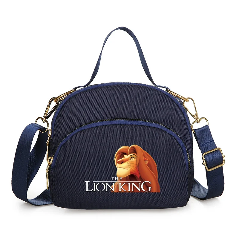 Disney Lion King Fashion Women Crossbody Bags Sweet Zipper Mobile Phone Shoulder Bag Lady Female Multifunction Handbags Purse