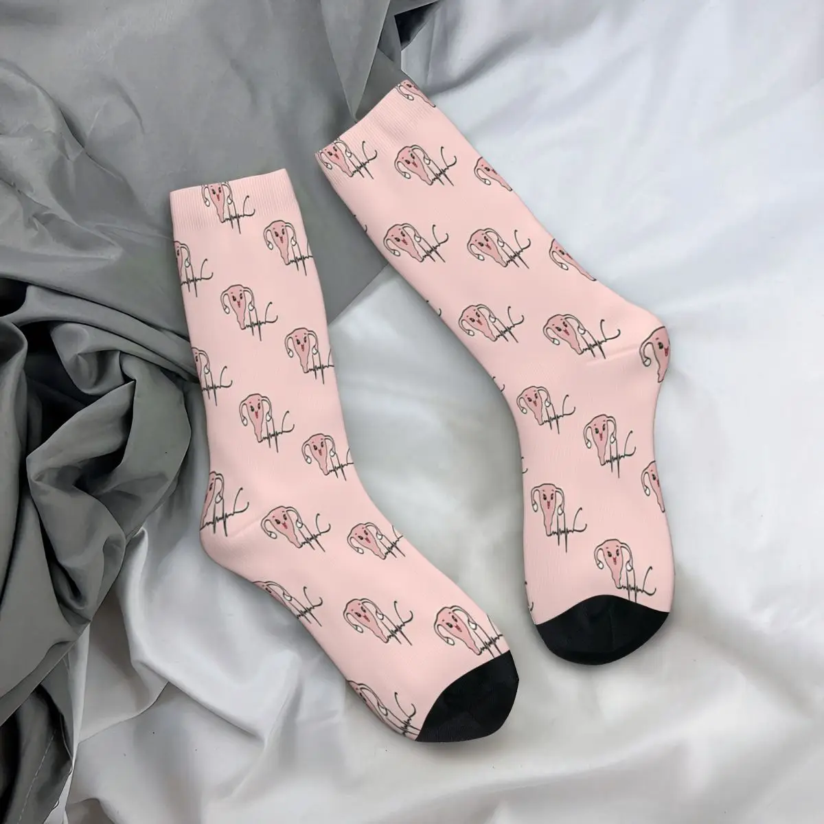 Gynecologist Steth Love Hakeem Socks Male Mens Women Autumn Stockings Polyester