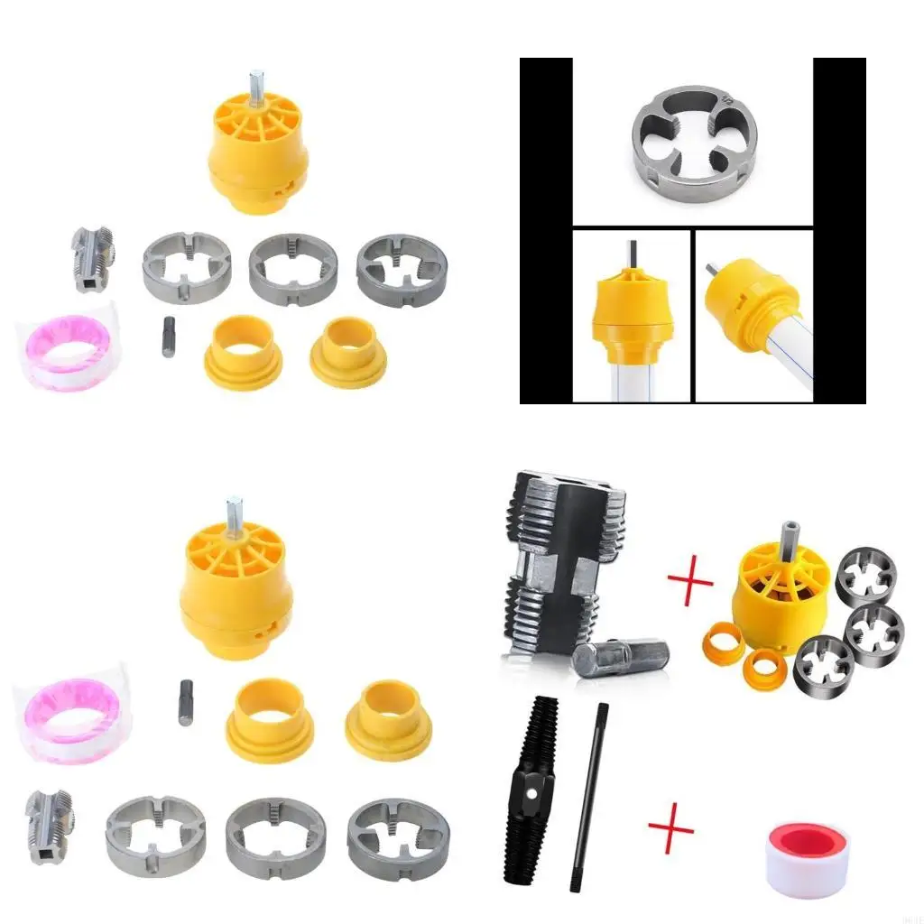 

964E ПВХ набор для резьбовых резьбовых инструментов ручной инструменты с различным набором размеров.