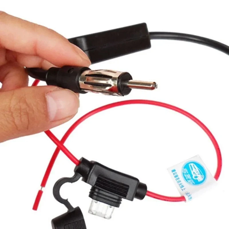 12V FM Signal Amplifier Universal Auto Car FM Radio Antenna Signal Booster Connector For Vehicle Truck Car Audio Radio Media view 3