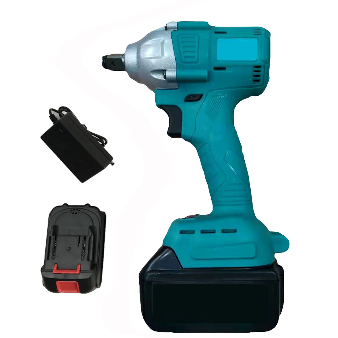 OEM Long Neck Cordless Impact Wrench With 12V 300n.m Torque Side Drive Electric Battery Power Source