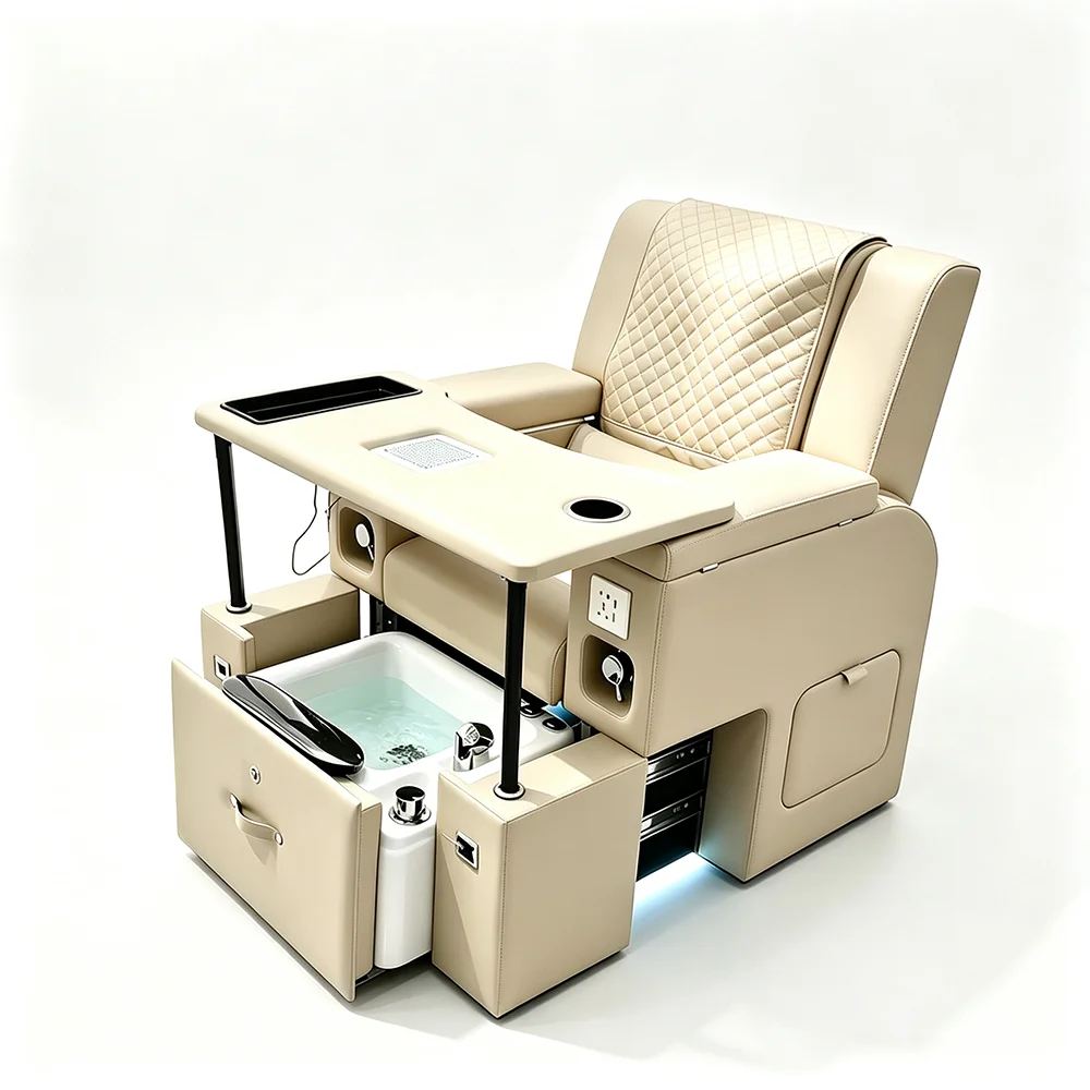 Professioneller Multifunktionaler Pediküre-Massagestuhl, Komfortabel & Langlebig, All-in-One Fußbad für Nagelstudios & Beauty-SPA – Detail 28