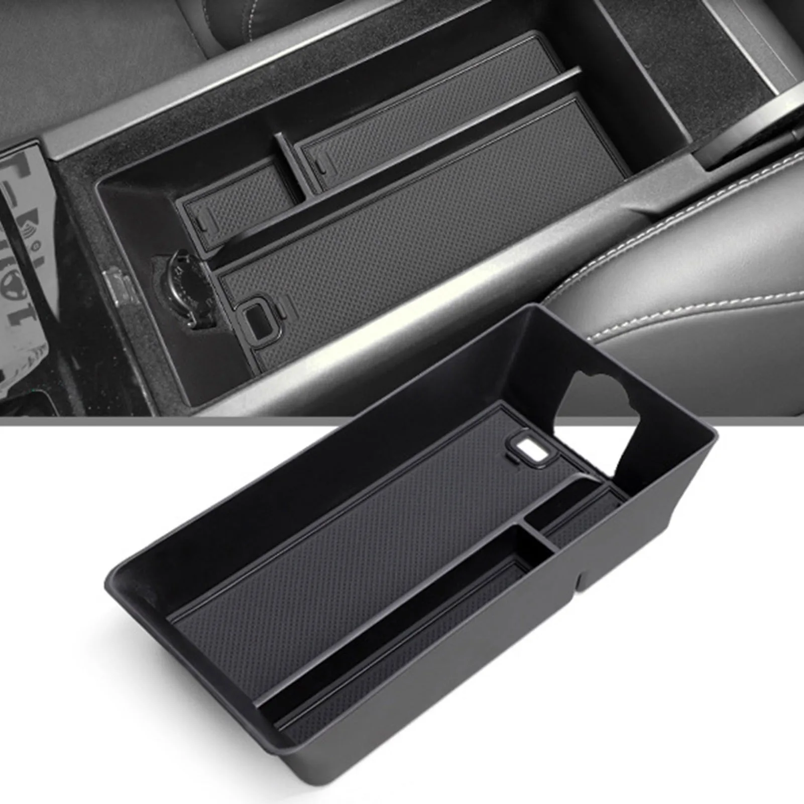 Center Console Armrest Storage Box Highly Matched With Original Interior Organizer Suitable for Increase Storage Space