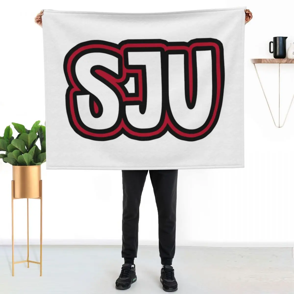 

Плед SJU St. Johns University, легкое теплое одеяло для путешествий и кемпинга