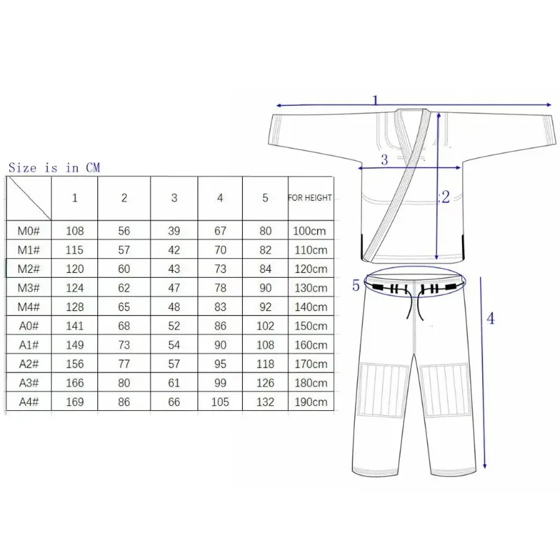 Child Brazilian Jiu Jitsu Kimono BJJ Gi Uniforms  Martial Arts Clothing With White Belt for Kids