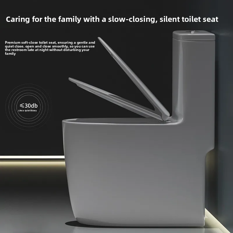 

Унитаз для малогабаритных квартир с сифоном, бесшумный, с защитой от брызг, дезодорирующий, бытовой