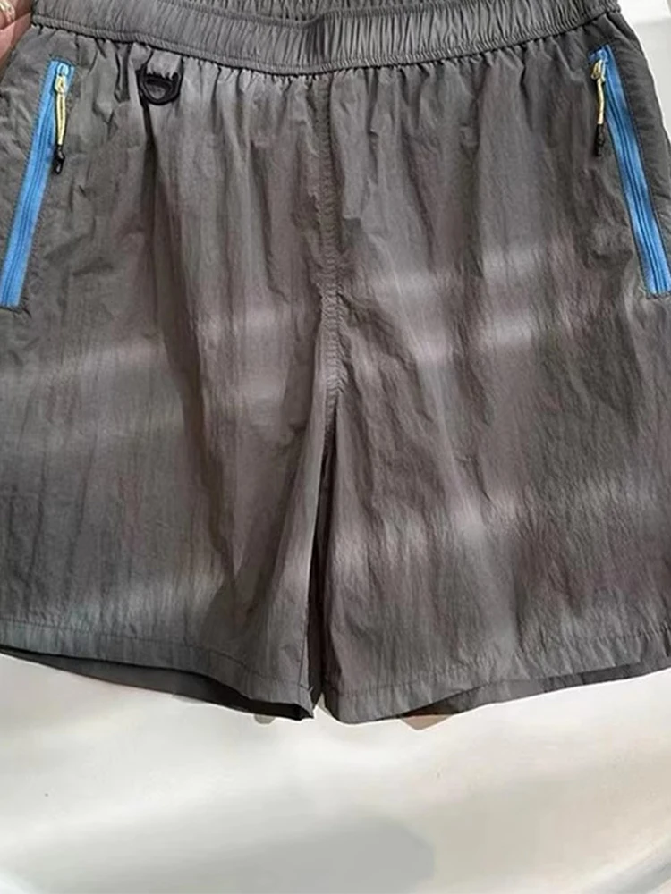 Qui Dry Sports orts Women Summer Thin Loose Beach Pants Running Special Elastic Waist Outdoor Wear Wide Leg Pants