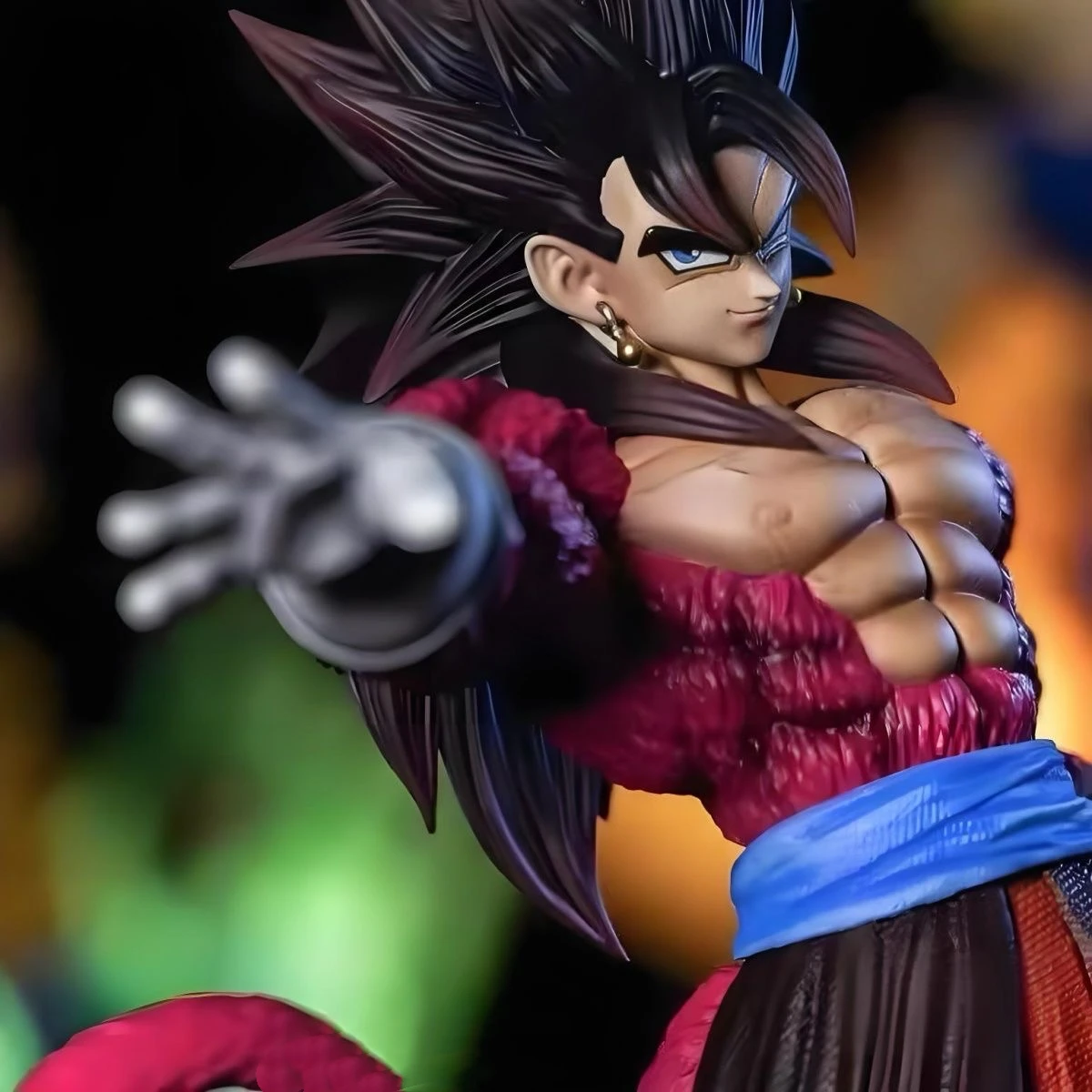 Dragon Ball Xeno Vegito Figura Super Saiyan 4 Vegetto Action Figures anime periferico goku Collezione di statue in PVC Modello Giocattoli Regalo