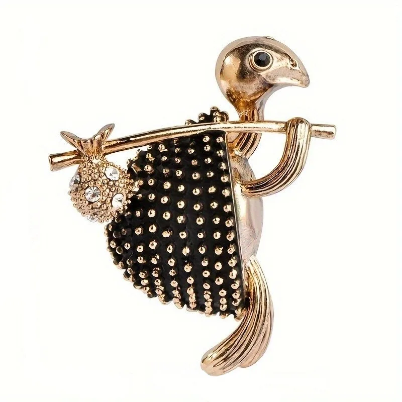 1 Piece for Women Men's Creative Luxury Crystal Turtle Brooch Jewelry Casual Rhinestone Metal Animal Clothing Accessories Pin