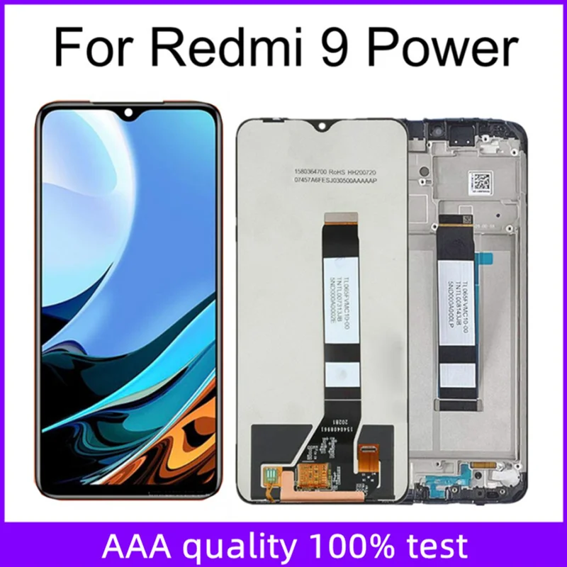 

For Xiaomi Redmi 9 Power LCD Display Touch Screen Assembly Replacement For Redmi9 M2010J19SI LCD Display