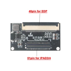 IPad3 IPad4 Adapter Board EDP 40PIN TO IPad 3/4 51Pin 9.7Inch LCD Display Converter