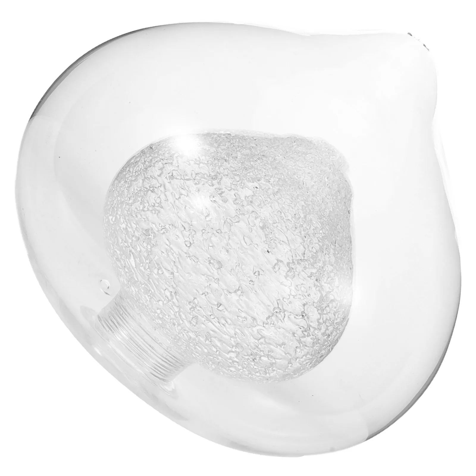 

Прозрачный двухслойный стеклянный плафон G9, сменный, термостойкий, 12.00x12.00x11.00см, для подвесного светильника