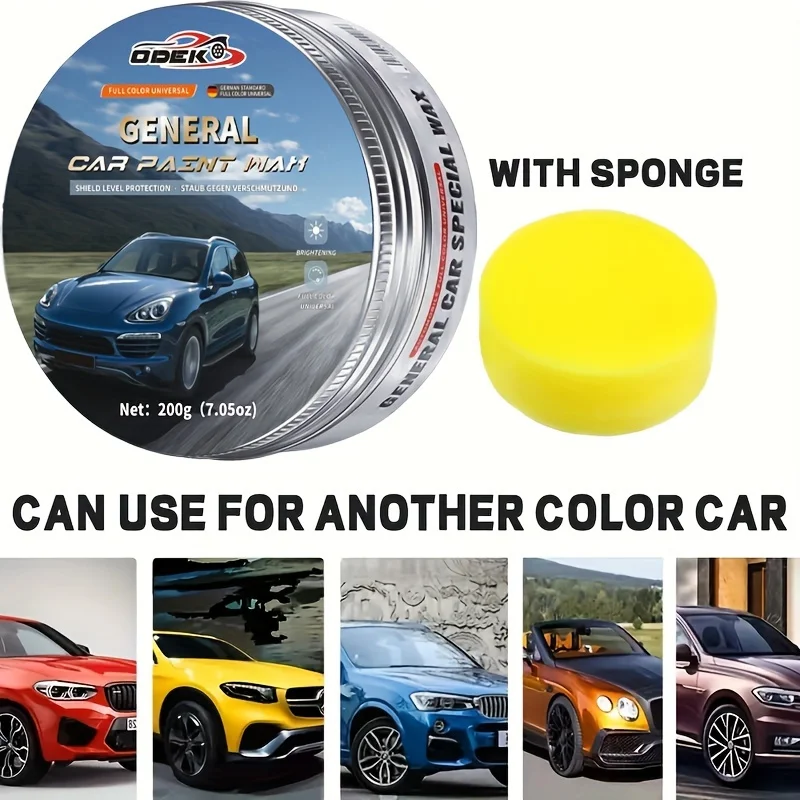 

Полноцветная полировка автомобильной краски, пыленепроницаемый воск, удаление накипи, устойчивость к царапинам, автомобильный воск для обслуживания и ремонта покрытий.