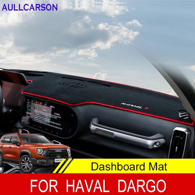 For Haval Dargo 2022 2021 Car Dashboard Covers Mat Shade Cushion Pad Carpets Salon Interior Accessorie