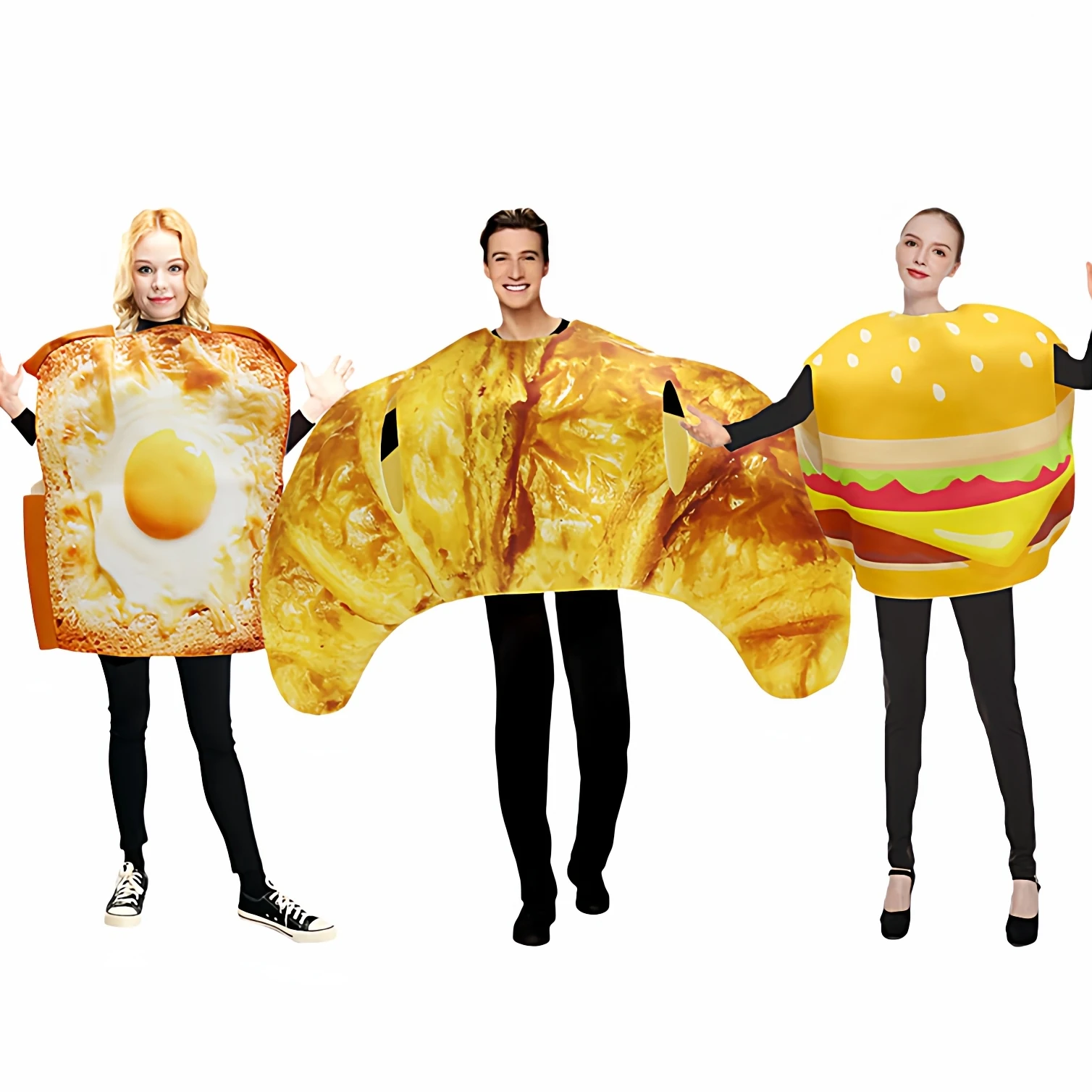 

Adult loween Performance Costume Funny Burger Horn Bag Role-plang Par Wear Chinese Stage Ethnic Clothing