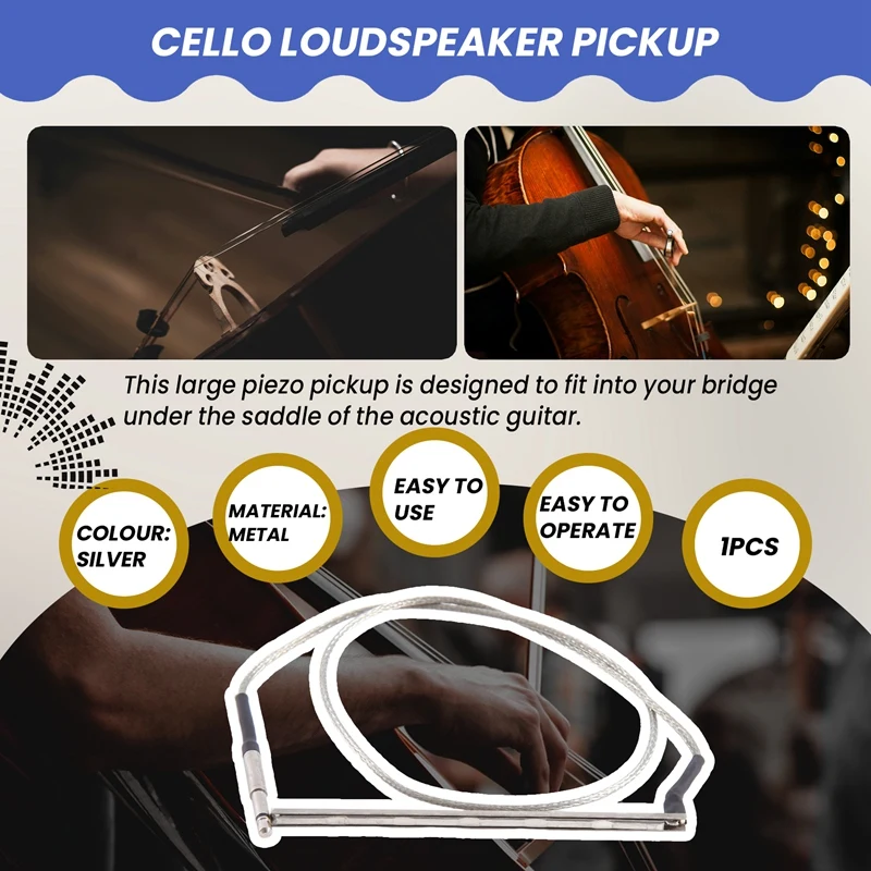 ●6 String High Sensitive Acoustic Guitar Bridge Saddle Rod Piezo Metal Rod Folk Guitar Pickup Stick Guitar Accessories-ABFB
