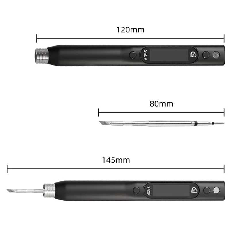 S60P Anti-Static Nano Soldering Iron Pen Support PD/QC Power Supply Compatible with C210 Solder Tip Precision Repair Tool