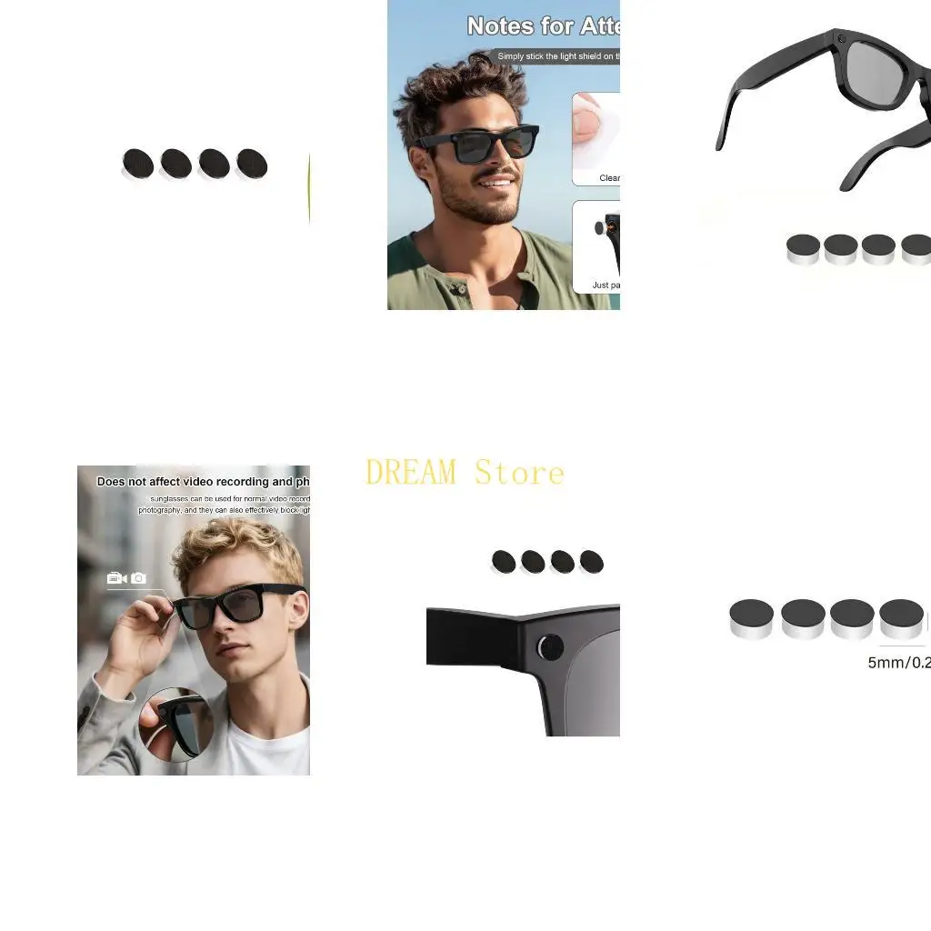 Glasses Light Area Cover with Matte Black Covers Best Sale