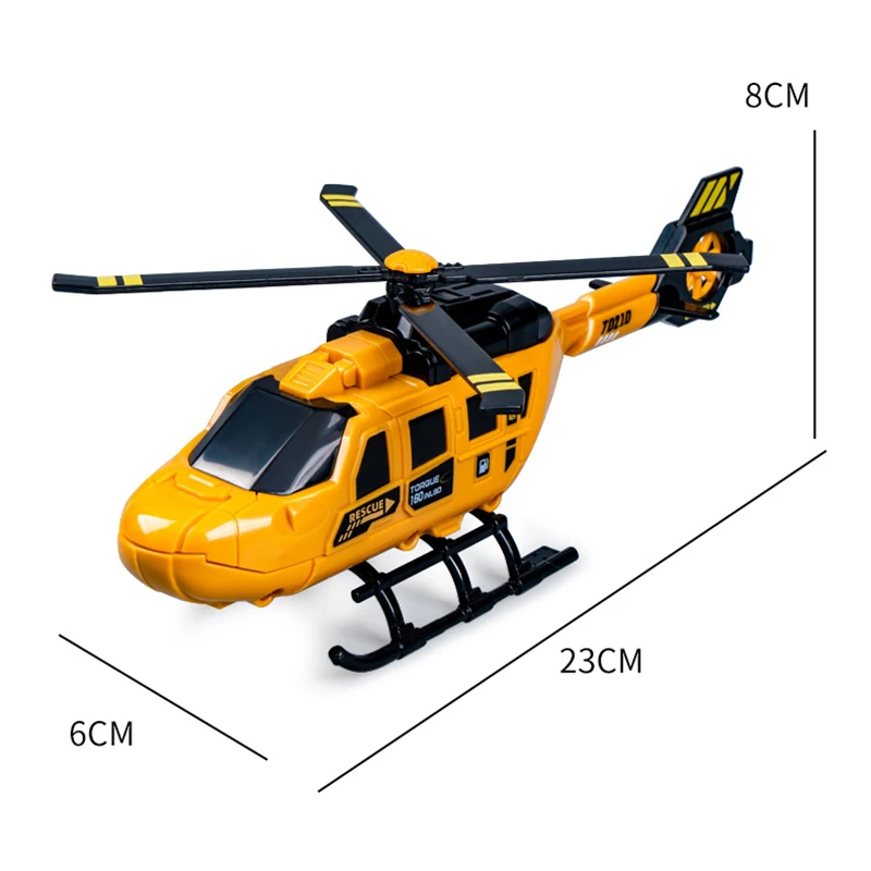 1:32 สามารถเปิดประตู Pullback เฮลิคอปเตอร์กู้ภัยรุ่นใบพัดหมุน Fighter จําลองเครื่องบินกู้ภัยเด็กของขวัญวันเกิด