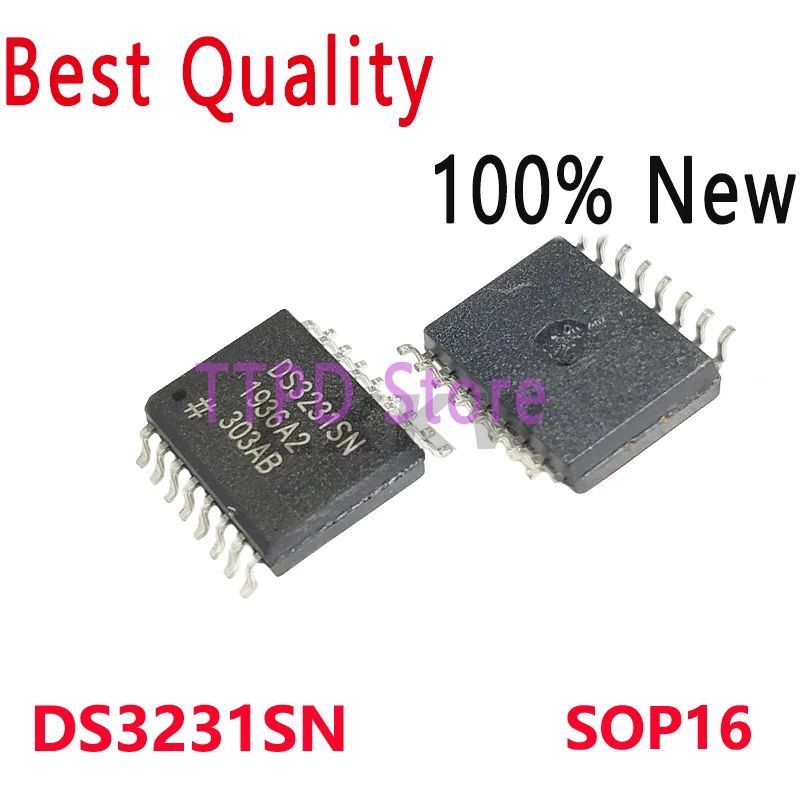 5/PCS New Original DS3231SN DS3231 SOP16 Real-time Clock Module Chip In Stock