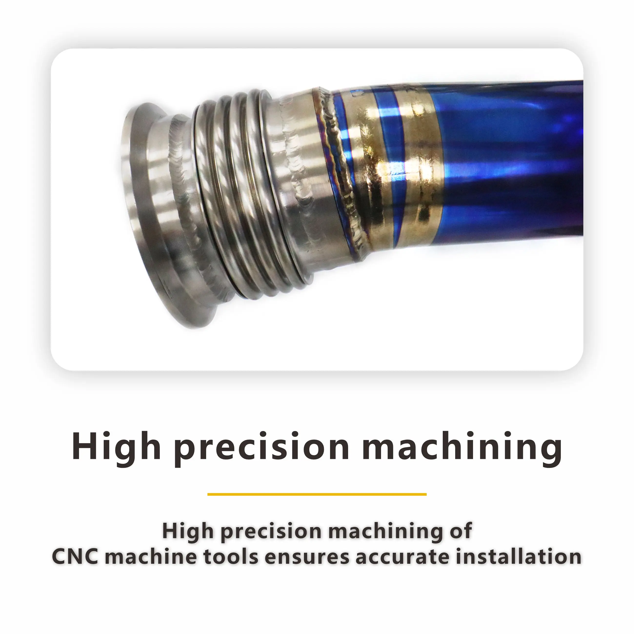 HMD-Abgasanlage aus Titanlegierung für Audi R8 V10 5,2 l, gerade Durchgang, ohne Ventile, Autozubehör