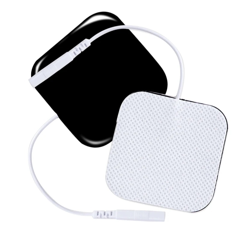 TENS Unit Replacement Pads Self Adhesive Latex Free Premium Reusable Electrode Pads Use 2mm Pin Connector Lead Wires Patches view 3