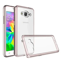 Per Samsung Galaxy Grand Prime 2016 / J2 Prime Custodia trasparente Trasparente TPU/PC Cover posteriore Air Bag antiurto