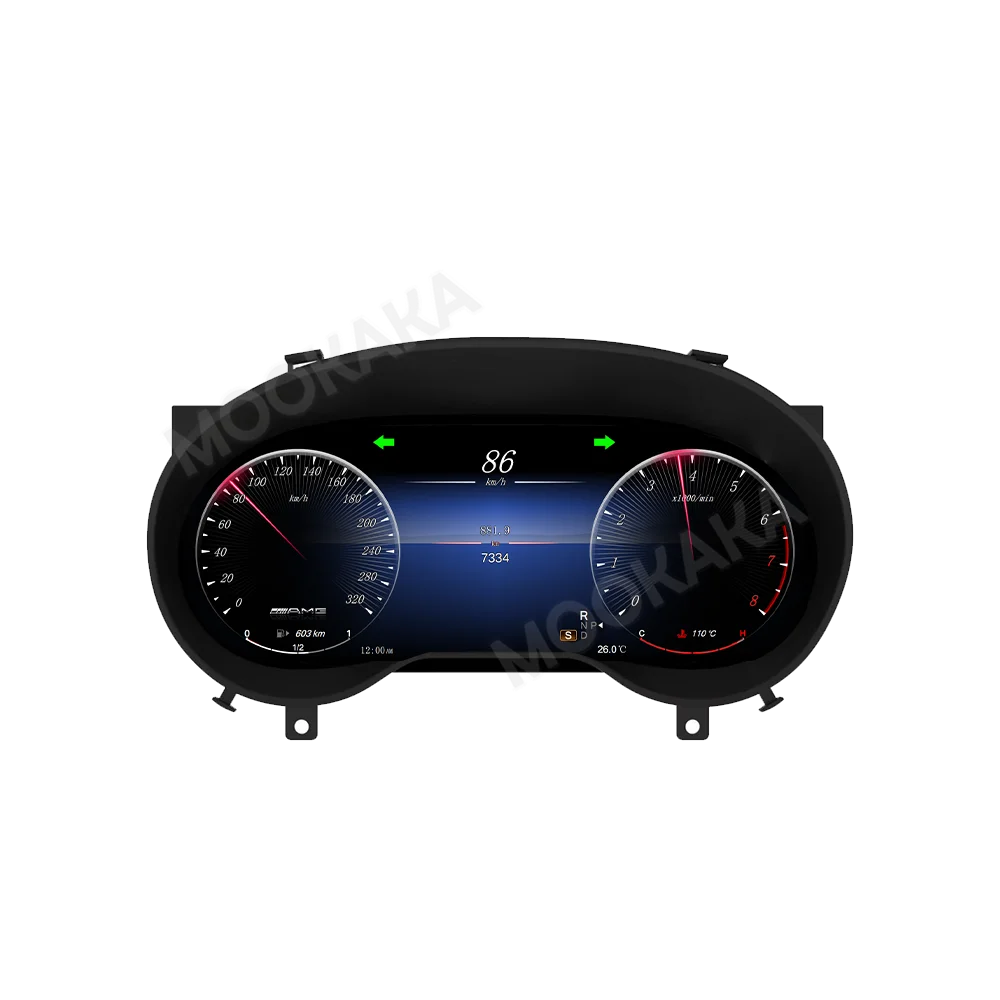 Digital Instrument Cluster Unit Linux System For Mercedes Benz GLK/GLA-Class X156 C117 W117 2008-2015 Virtual Cockpit Dashboard