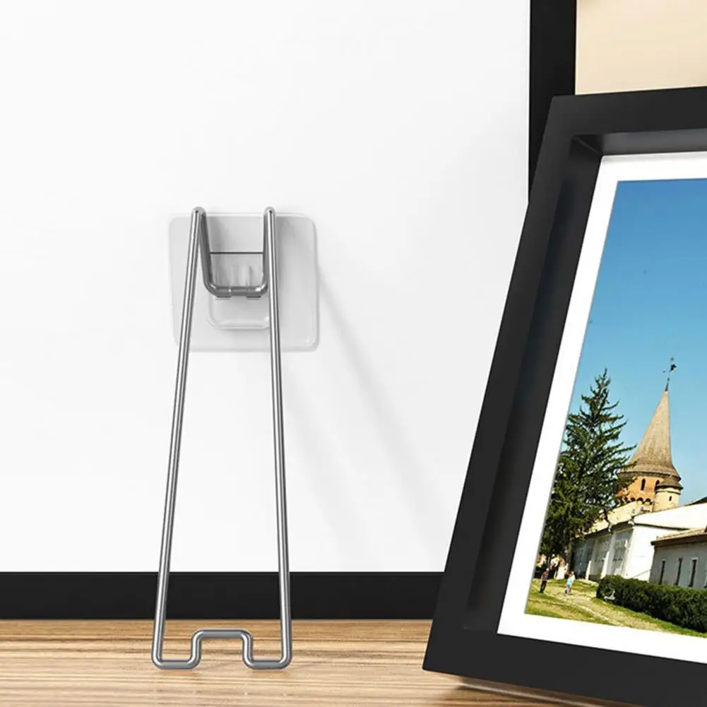 

Stainless Steel Bracket Modern Design Bracket Multi-purpose Picture Frame Holder Strong Load-bearing Storage Bracket for Photo