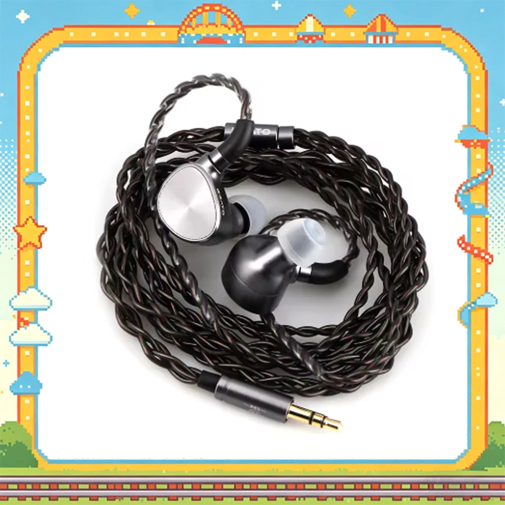 7Hz Legato Earphone 2DD HiFi Wired In Ear Monitor Dual Dynamic Driver Earphone IEM With Detachable OCC 0.78mm 2Pin Cable Gift